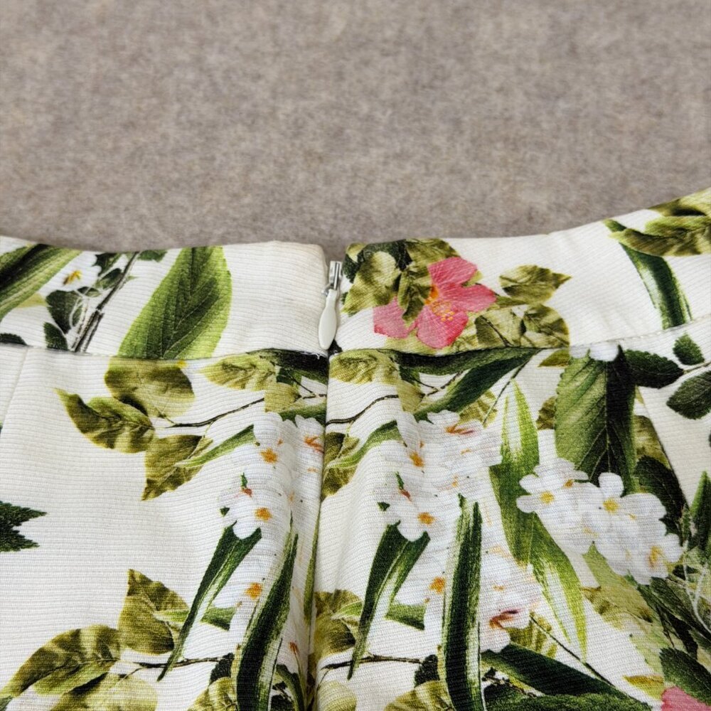 Talbots Floral Pleated A-Line Skirt Size 8 Garden Party Spring - Picture 4 of 13